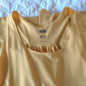Uniqlo Yellow Sleeveless Tank Top